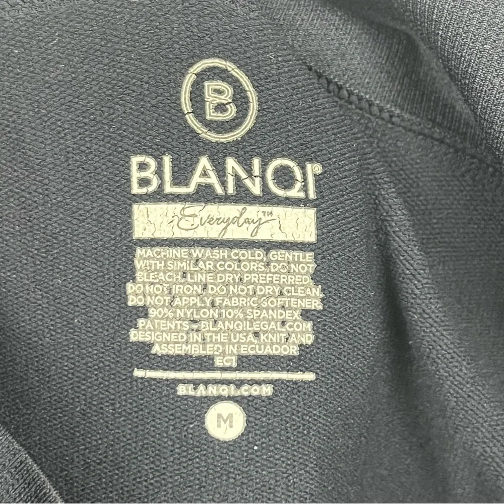 Blanqi black Everyday maternity belly support leggings, medium.